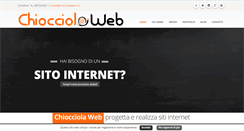 Desktop Screenshot of chiocciolaweb.com