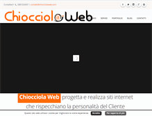 Tablet Screenshot of chiocciolaweb.com